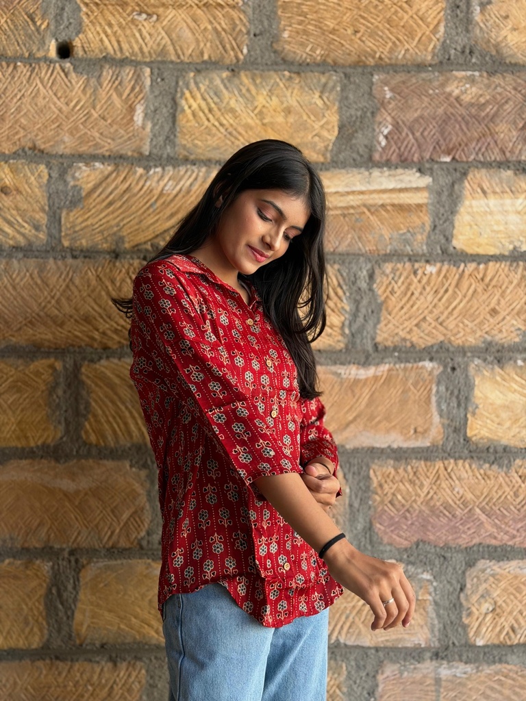 Ajrakh Modal Shirts 5015