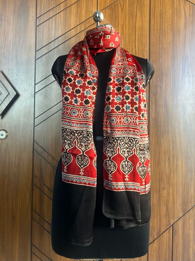 Ajrakh Modal Stoles 5071