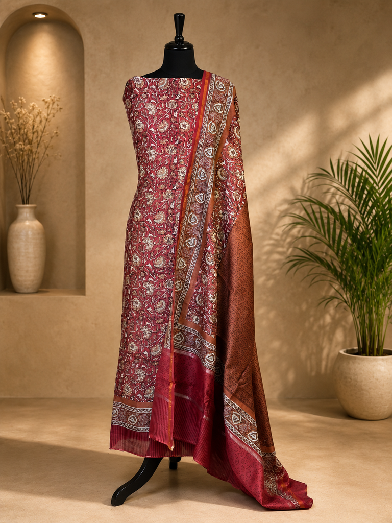 Maheshwari Silk Suits 5025