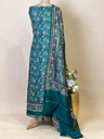 Maheshwari Silk Suits 5025 Green Black