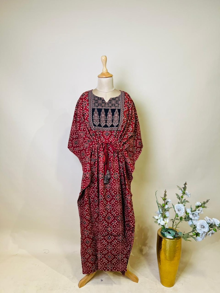 Ajrakh Cotton Kaftans 4802