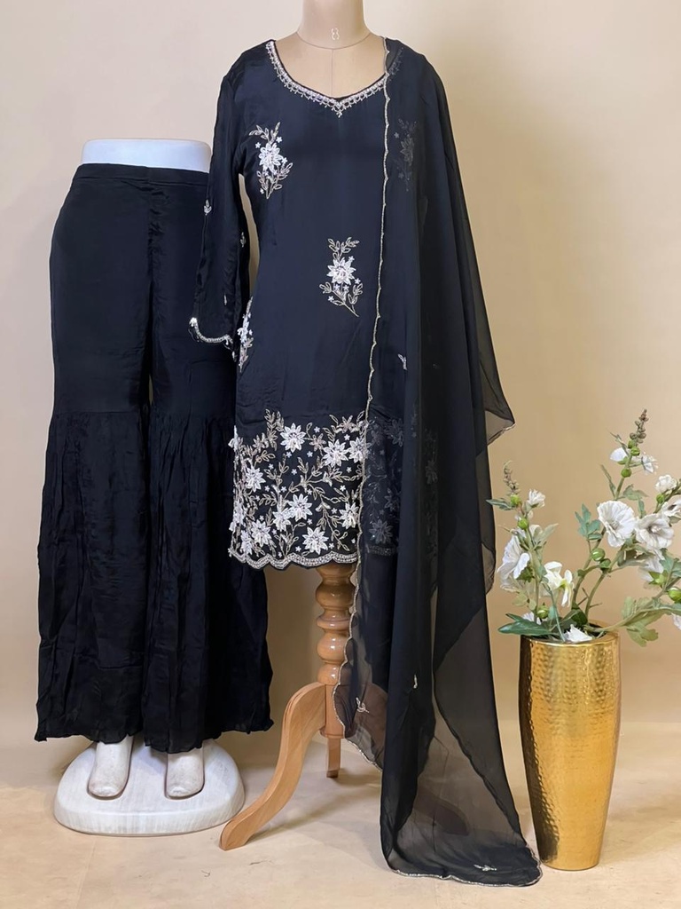 Designer Organza Kurti Sets 5046