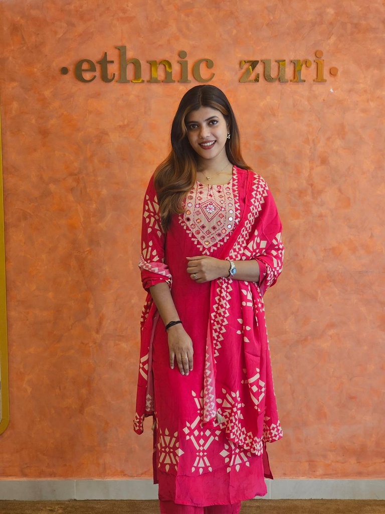 Crepe Silk Kurti Sets 5056