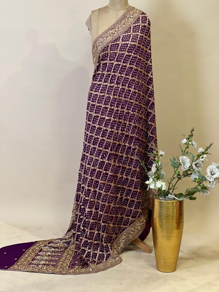 Khaddi Georgette Bandhani Dupatta 4781