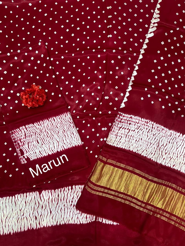 Bandhani Modal Suit Sets 5012 Maroon