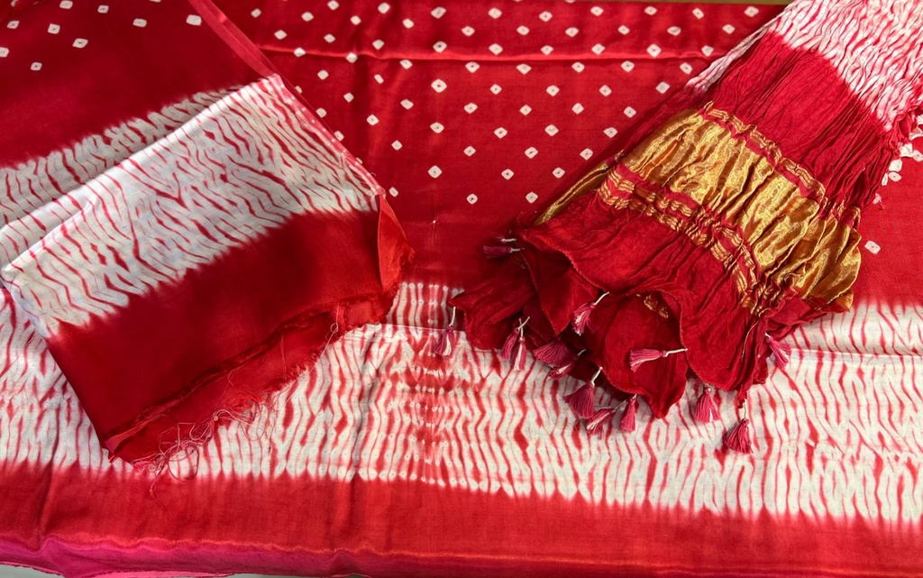 Bandhani Modal Suit Sets 5012 Pink