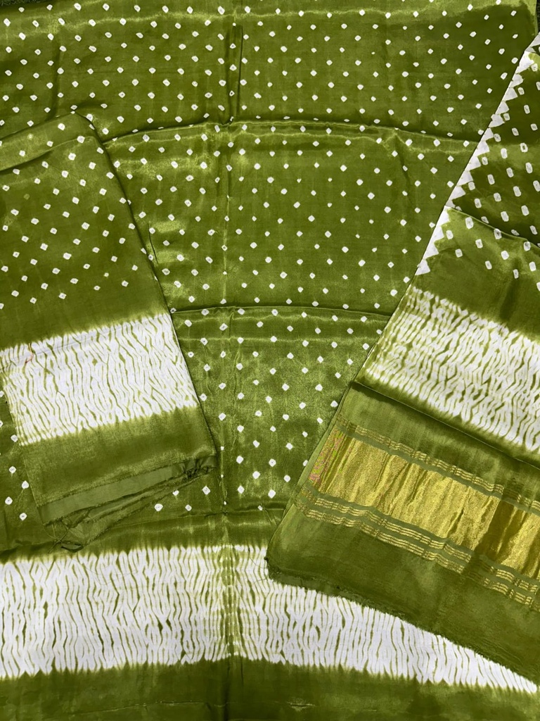 Bandhani Modal Suit Sets 5012 Green