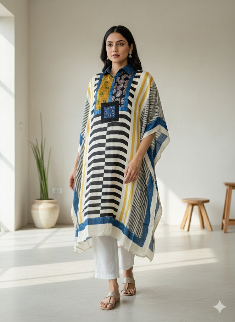 Ajrakh Modal Kaftans 4803