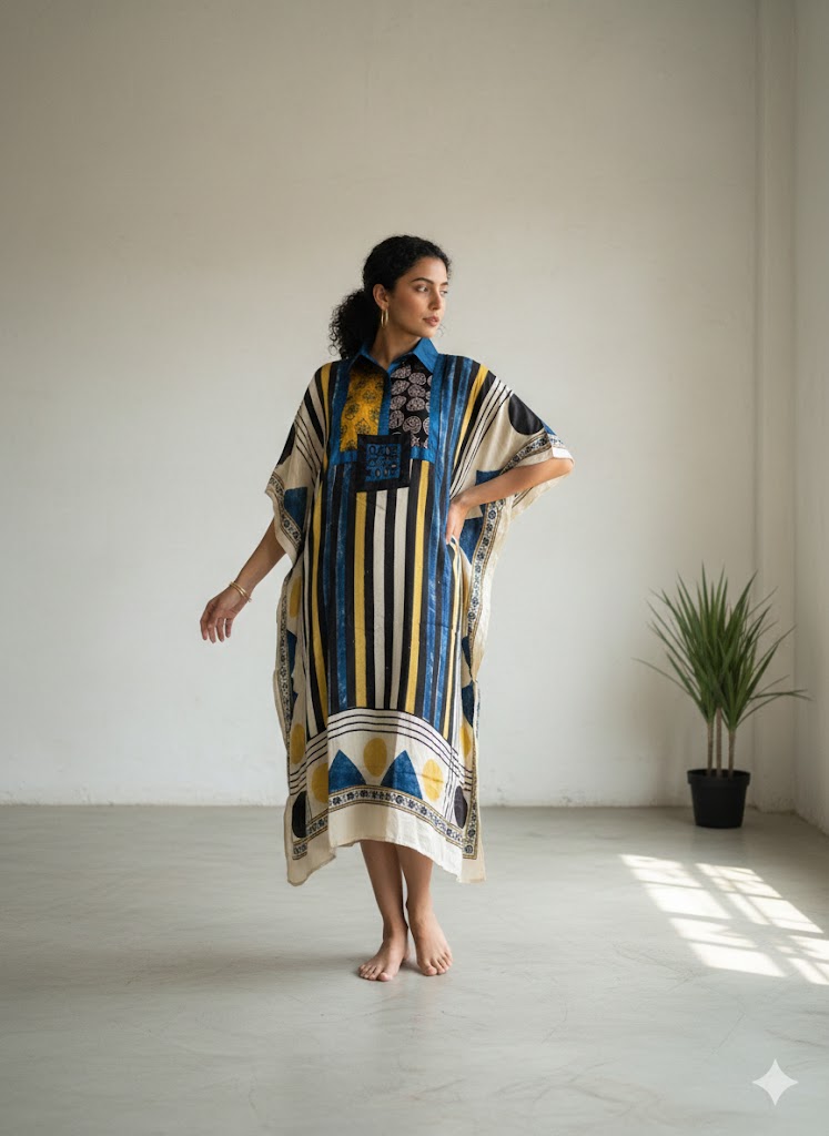 Ajrakh Modal Kaftans 4803