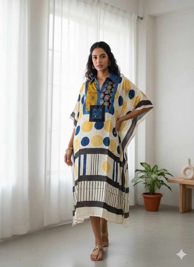 Ajrakh Modal Kaftans 4803