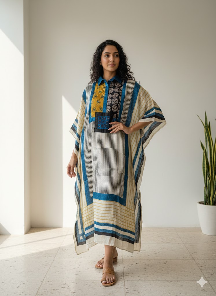 Ajrakh Modal Kaftans 4803