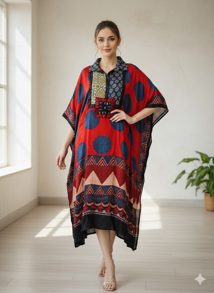 Ajrakh Modal Kaftans 4803