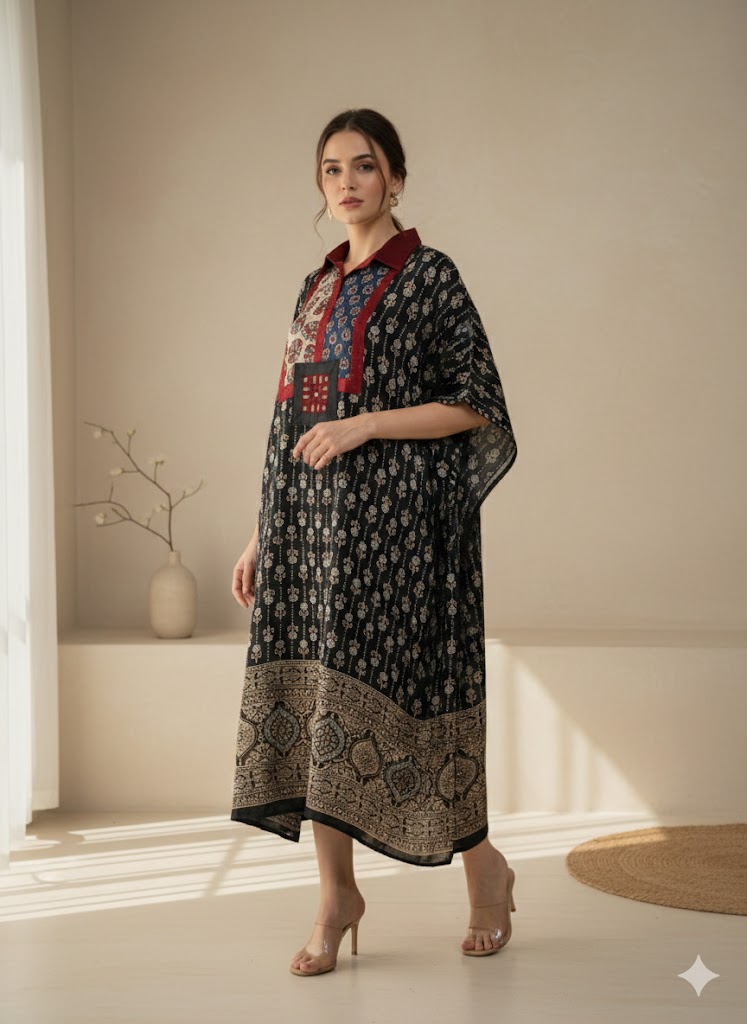 Ajrakh Modal Kaftans 4803