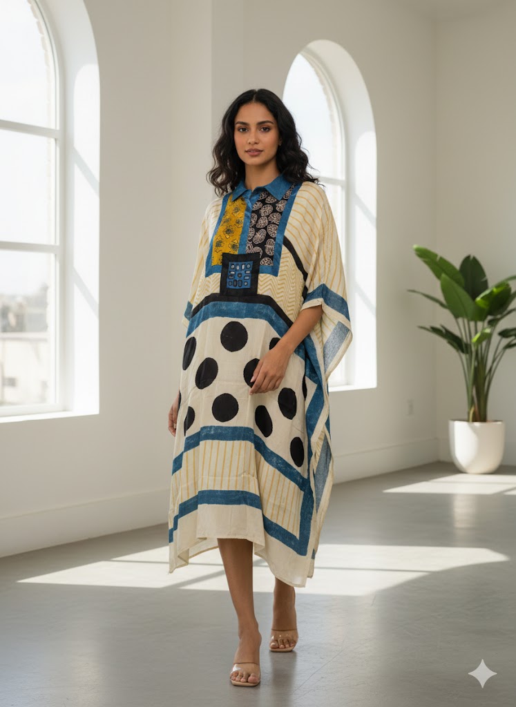 Ajrakh Modal Kaftans 4803