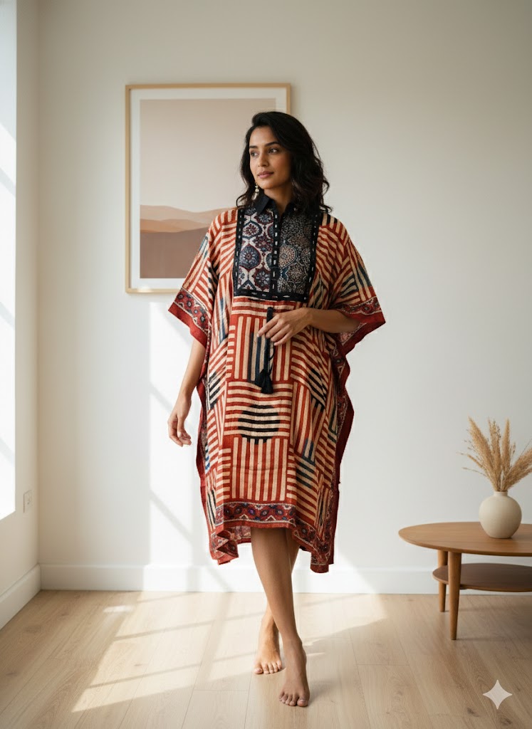 Ajrakh Modal Kaftans 4803