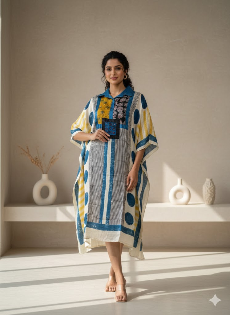 Ajrakh Modal Kaftans 4803