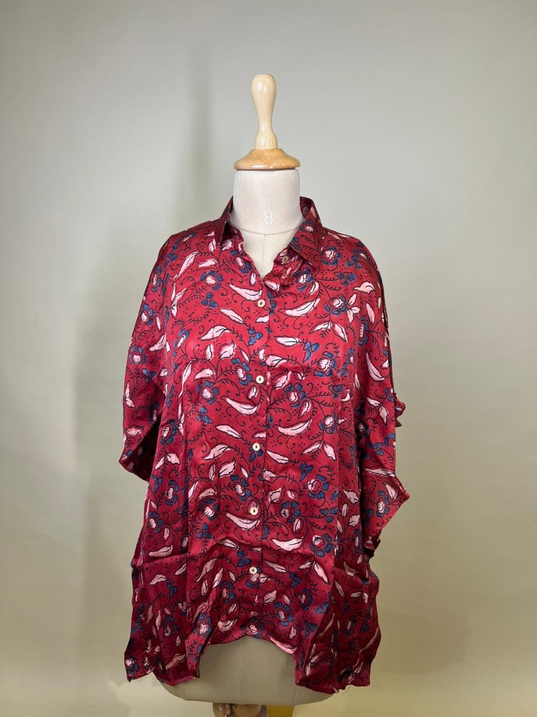 Ajrakh Modal Shirt Kaftans 5015