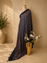 Ajrakh Mirror Work Silk Dupatta 5035 