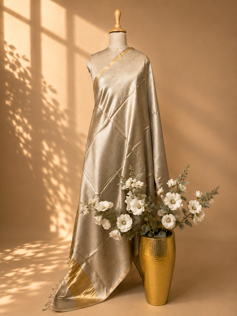 Tusser silk Dupatta 4781