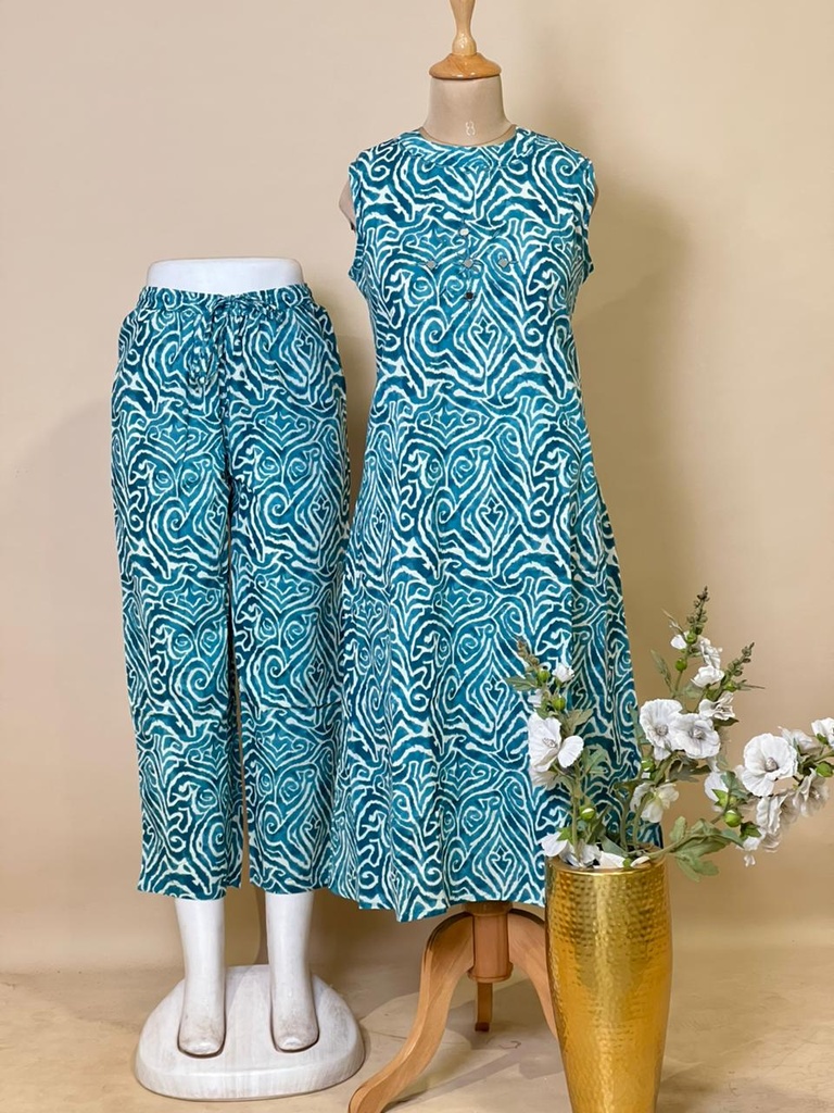 Premium Cotton Coord Set 5043