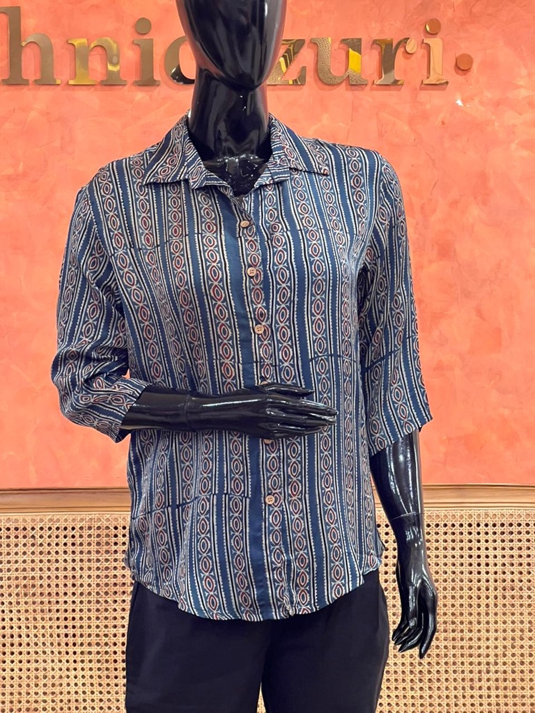 Ajrakh Modal Shirts 5015