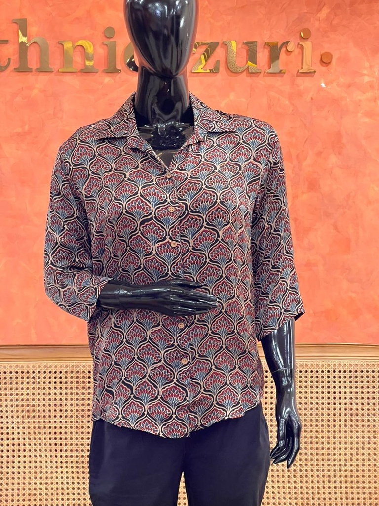 Ajrakh Modal Shirts 5015