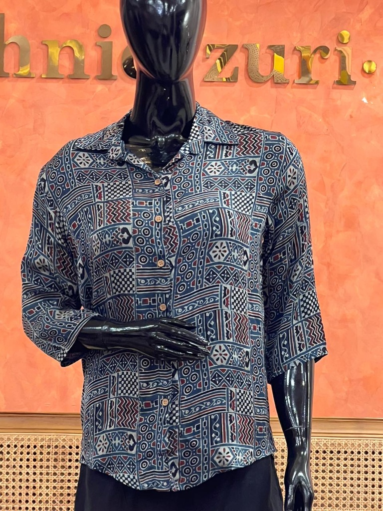 Ajrakh Modal Shirts 5015