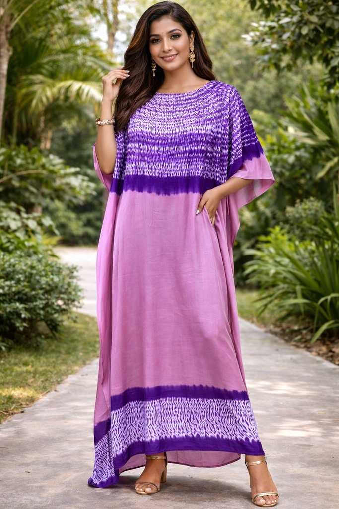 Shibori Modal Kaftans 4803