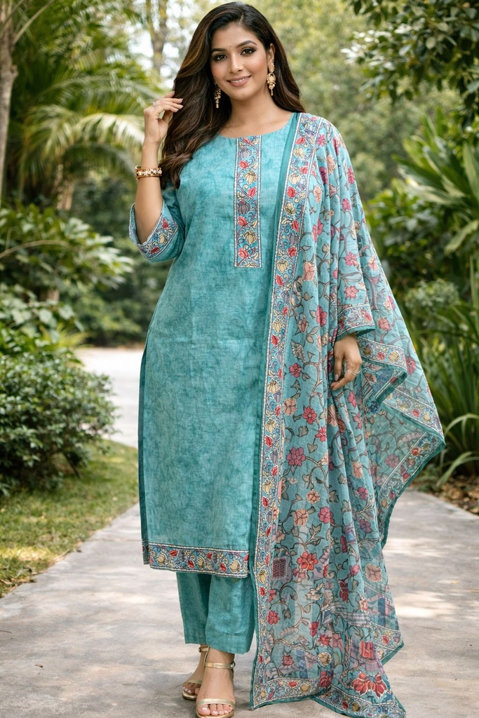 Kantha Cotton Kurti Sets 5046