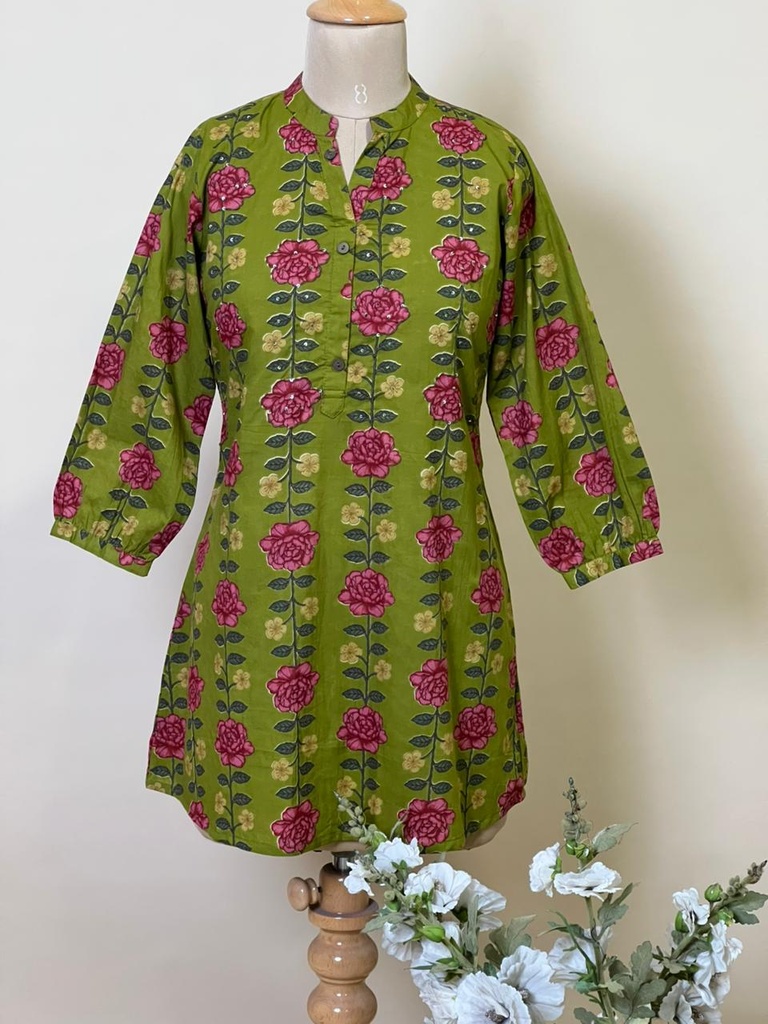 Short Cotton Kurtis 5056