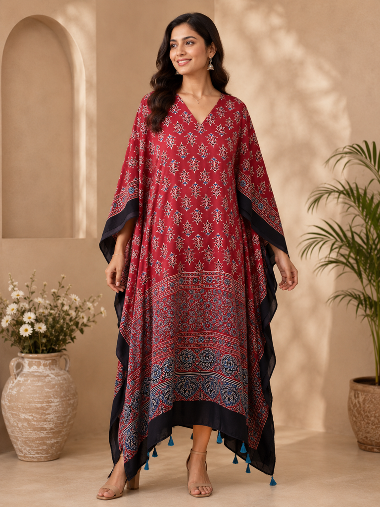 Ajrakh Modal Kaftans 4801