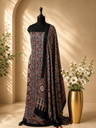 Ajrakh Modal Top Dupatta Sets 5012