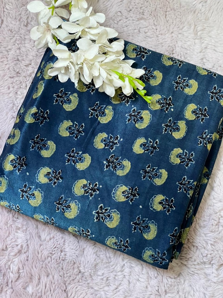 Ajrakh Mashru Fabric 4215