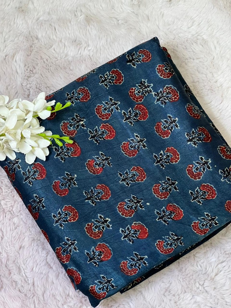 Ajrakh Mashru Fabric 4215