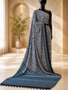 Premium Ajrakh Modal Silk Sarees 4244