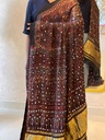 Ajrakh Silk Mirror Sarees 5036