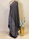 Ajrakh Chanderi Silk Dupatta 5017 