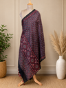 Ajrakh Chanderi Silk Dupatta 5017