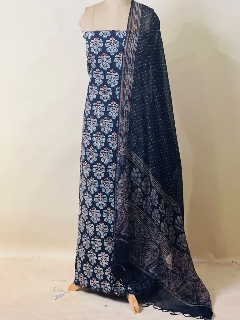Kota Dupatta Ajrakh Suit 5025