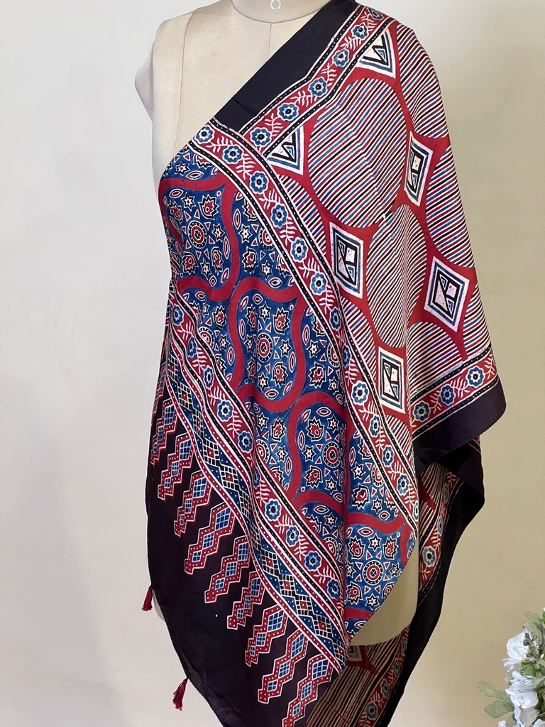 Ajrakh Modal Stoles 5071