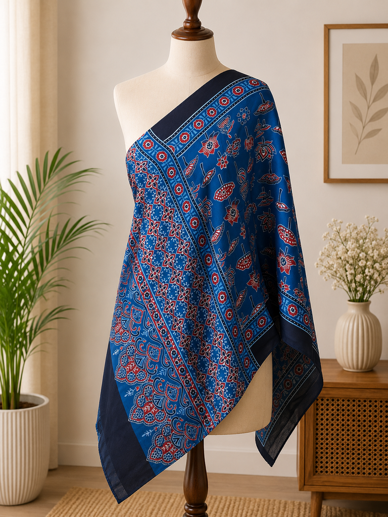 Ajrakh Modal Stoles 5071