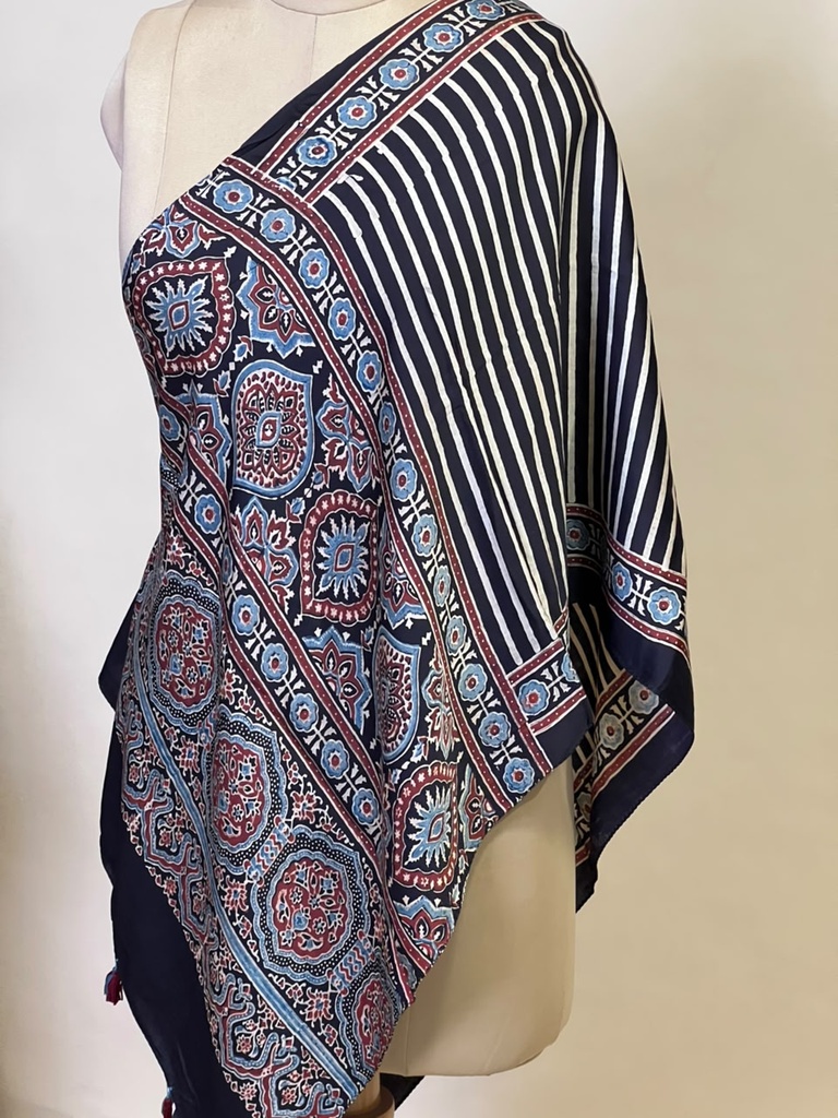 Ajrakh Modal Stoles 5071