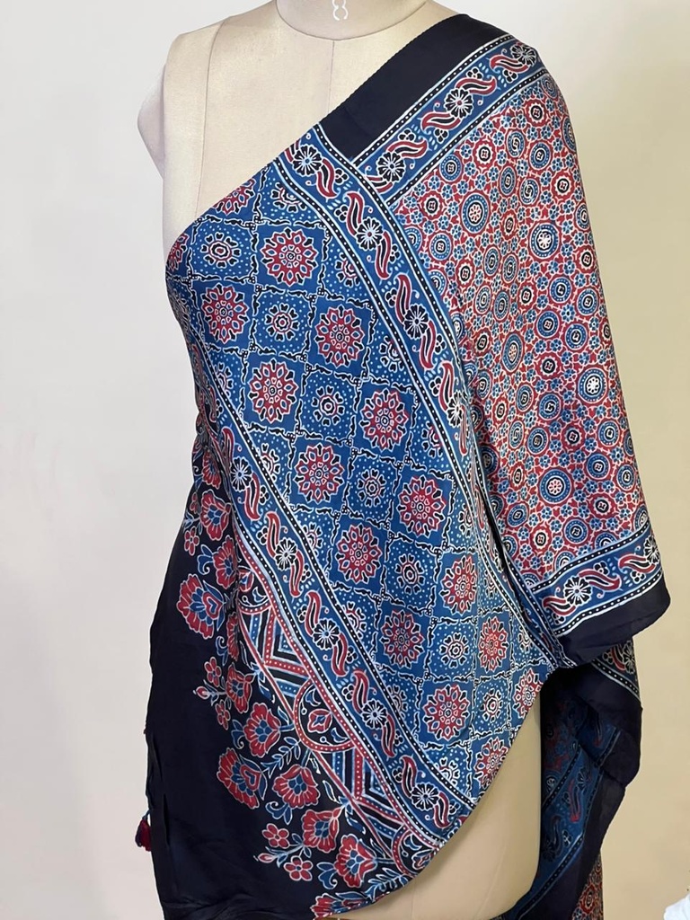 Ajrakh Modal Stoles 5071