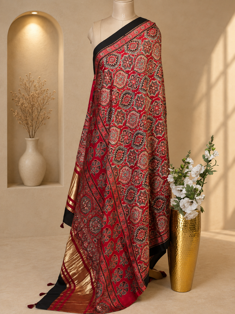 Ajrakh Modal Dupatta 5072