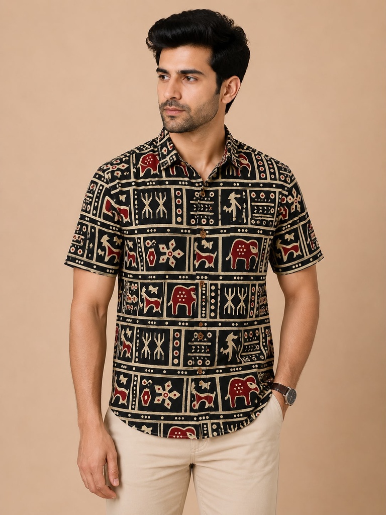 Cotton Mens Shirts 5049