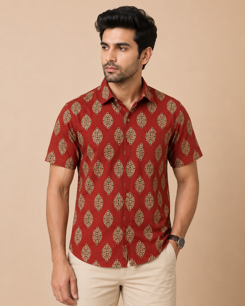 Cotton Mens Shirts 5049