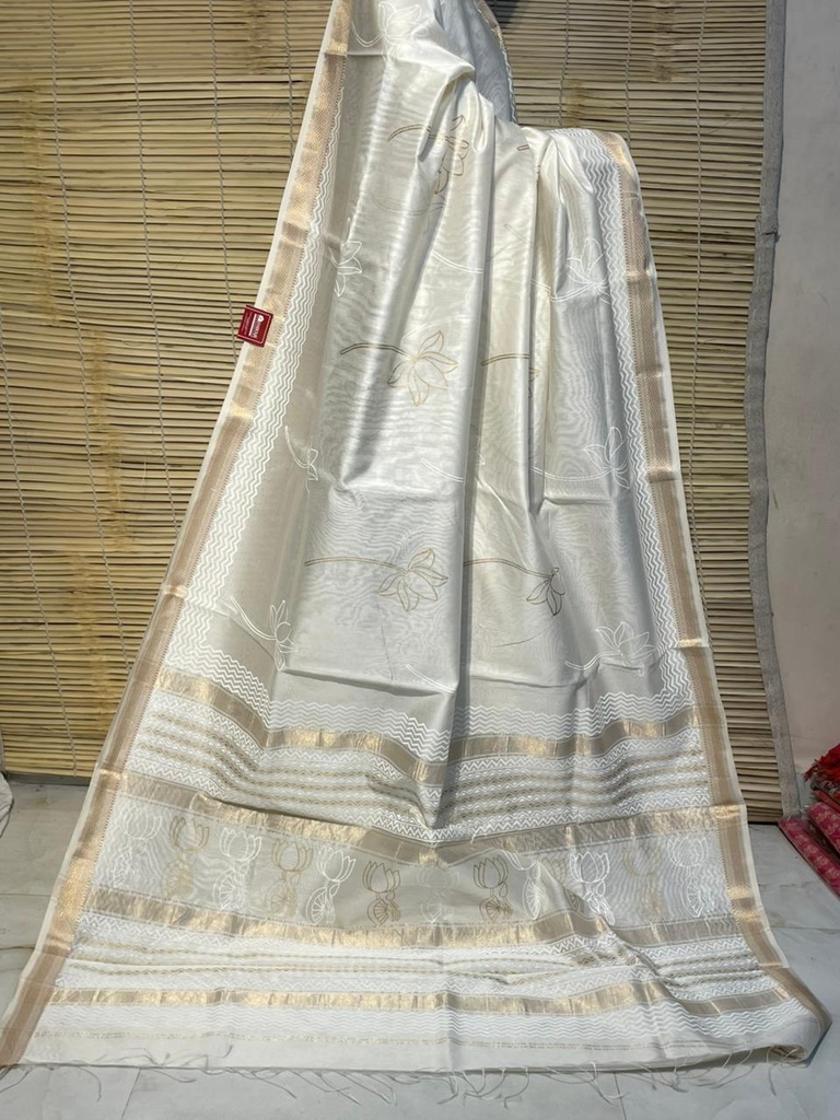Handloom Maheshwari Silk Sarees 5028