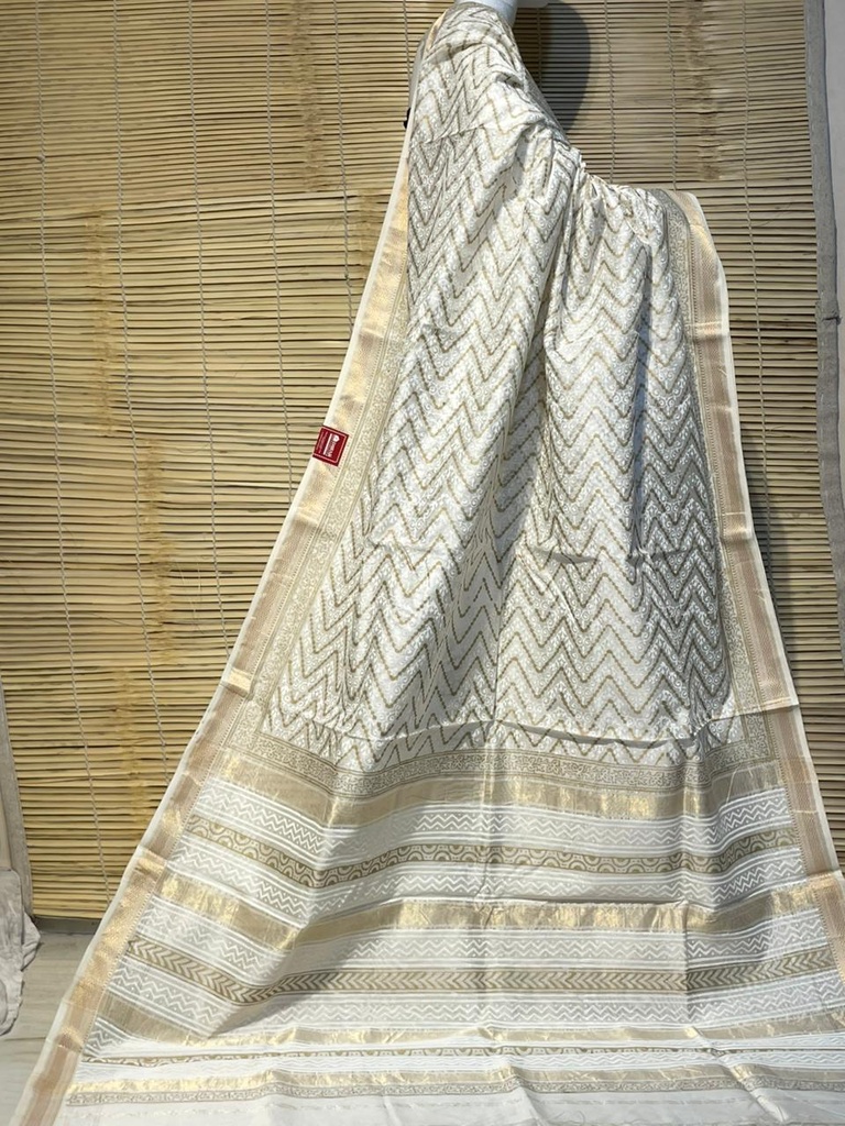 Handloom Maheshwari Silk Sarees 5028