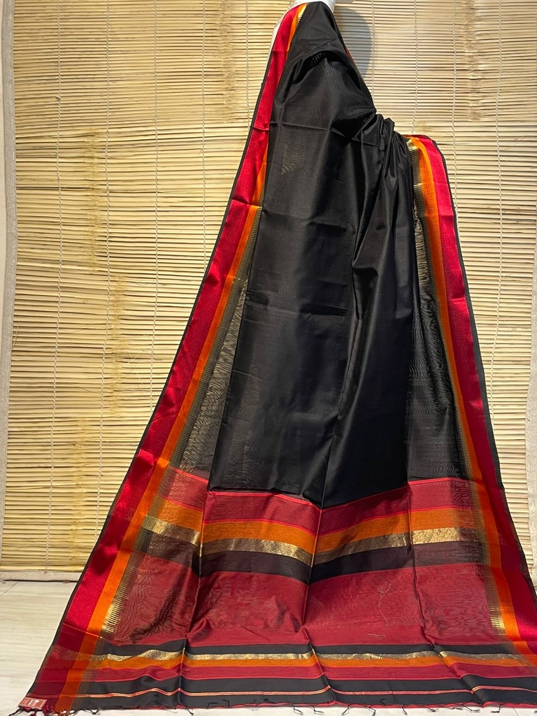 Handloom Maheshwari Silk Sarees 5028