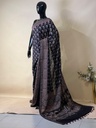 Ajrakh Maheshwari Silk Sarees 5028